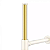 Prolongador de Sifão Metálico para Banheiro Line Dourado Fosco - Imagem 1
