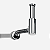Sifão Metálico Flexível com Copo para Banheiro Line Cromado - Imagem 4
