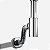 Sifão Metálico Flexível com Copo para Banheiro Line Cromado - Imagem 3
