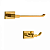 Kit de Acessórios para Lavabo Mondrian Dourado - Imagem 1