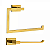Kit de Acessórios para Lavabo Top Mondrian Dourado - Imagem 1