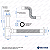 Sifão Metálico Flexível com Copo para Banheiro Line Preto - Imagem 7