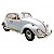 Miniatura Carro Volkswagen Beetle / Fusca (1967) - Branco - 1:18 - DieCast - Imagem 3