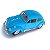 Miniatura Carro Volkswagen Beetle / Fusca (1967) - Azul - 1:18 - DieCast - Imagem 3