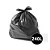 Saco De Lixo Rr Limp 240L Preto Leve C/100 - Imagem 1