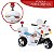 Mini Moto Elétrica Importway Policia 6V 18W BW006BR - Branca - Imagem 6