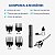 Cortador de Cabelos Mondial Hair Stylo CR-07 Azul/Prata 127V - Imagem 7