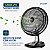 Ventilador Mondial 40cm Turbo 140W 8 Pás VTX-40 Preto - 220V - Imagem 7
