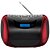 Boombox Lenoxx Bluetooth 4W SD BD150 Vermelho - Bivolt - Imagem 2