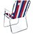 Cadeira Praia Mor 2228 Alumínio - Azul, Vermelho e Branco - Imagem 5