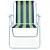 Cadeira Praia Mor 2223 Aço Pintado - Verde e Azul - Imagem 5