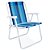 Cadeira Praia Mor Aço Pintado - Azul - Imagem 1