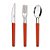 Faqueiro Martinox 18 Pç Vermelho - Ref.60218 - Imagem 1