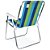 Cadeira Praia Mor Alta Alumínio Ref.2220 - Azul e Verde - Imagem 2