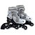 Kit Patins + Proteção MOR Roller Cinza 40600102 - 30 ao 33 - Imagem 4