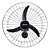 Ventilador de Parede Ventisol 60cm 1200820 Preto - Bivolt - Imagem 1