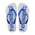 Chinelo Havaianas Top Logomania2 Azul Estrela - 37/38 - Imagem 1