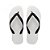 Chinelo Havaianas Tradicional Preto/Branco - 37/38 - Imagem 1