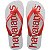 Chinelo Havaianas Top Logomania 2 Vermelho Crush - 43/44 - Imagem 1