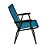 Cadeira de Praia MOR Xadrez Marine 2050 - Xadrez Azul - Imagem 10