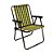Cadeira de Praia MOR Xadrez Mel 2050 - Xadrez Amarelo - Imagem 8