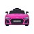 Mini Carro Elétrico 12v Audi R8 Spyder Rosa BW123RS - Imagem 5