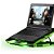 Cooler Para Notebook Warrior AC292 Zelda 5 Ventoinhas Verde - Imagem 7