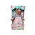 Boneca Meu Bebê Negra Vestido Rosa e Xadrez Estrela - Imagem 3