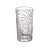 Jogo 6 Copos Altos Cristal Palm Tree Transparente 330ml Wolf - Imagem 2