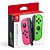 Joy-Con Nintendo Switch (L)/(R) Rosa Neon / Verde Neon - Imagem 3