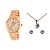 Kit Relógio Feminino Champion + Colar e Brincos - CN26859E - Imagem 3