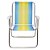 Cadeira Alta Mor Amarelo e Azul Alumínio Ref.2101 - Imagem 1