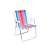 Cadeira Alta Mor Vermelho e Azul Alumínio Ref.2101 - Imagem 1