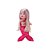 Boneca My Little Collection Sereia Divertoys Ref.8040 Rosa - Imagem 5