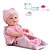 Boneca New Born Premium Menina Divertoys Ref.8153 - Imagem 1