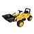 Mini Escavadeira Elétrica Infantil Importway BW081AM Amarelo - Imagem 3