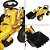Mini Escavadeira Elétrica Infantil Importway BW081AM Amarelo - Imagem 8