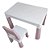 Conjunto Brinqway Mesa + 1 Cadeira Rosa - BW089RS - Imagem 7