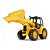 Brinquedo Trator de Construção Silmar HL-600 Amarelo - Imagem 3