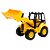 Brinquedo Trator de Construção Silmar HL-600 Amarelo - Imagem 8