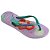 Chinelo Havaianas Kids Slim Princess Lilás/Verde - 25/26 - Imagem 4