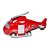 Helicóptero Bombeiro BBR Toys R3143 - Vermelho - Imagem 1