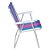 Cadeira Alta Mor Azul/Roxo/Rosa Alumínio Ref.2101 - Imagem 4