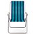 Cadeira Alta Mor Conforto Verde/Azul Escuro Alumínio Ref2136 - Imagem 6