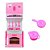 Brinquedo Mini Cozinha Com Acessórios Importway Rosa - BW163 - Imagem 1