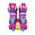 Patins Quad + Kit de Proteção Unitoys 1321M Rosa - 34/37 - Imagem 3