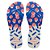 Chinelo Havaianas Flat Mix Branco/Azul Estrela - 39/40 - Imagem 1