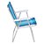 Cadeira Alta Mor Azul Claro/Azul Escuro Alumínio Ref.2101 - Imagem 5