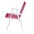 Cadeira Alta Mor Laranja/Vermelho/Roxo Aço Ref.2002 - Imagem 6