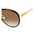 Óculos de Sol Unissex Carrera Glory Black Gold - Imagem 9